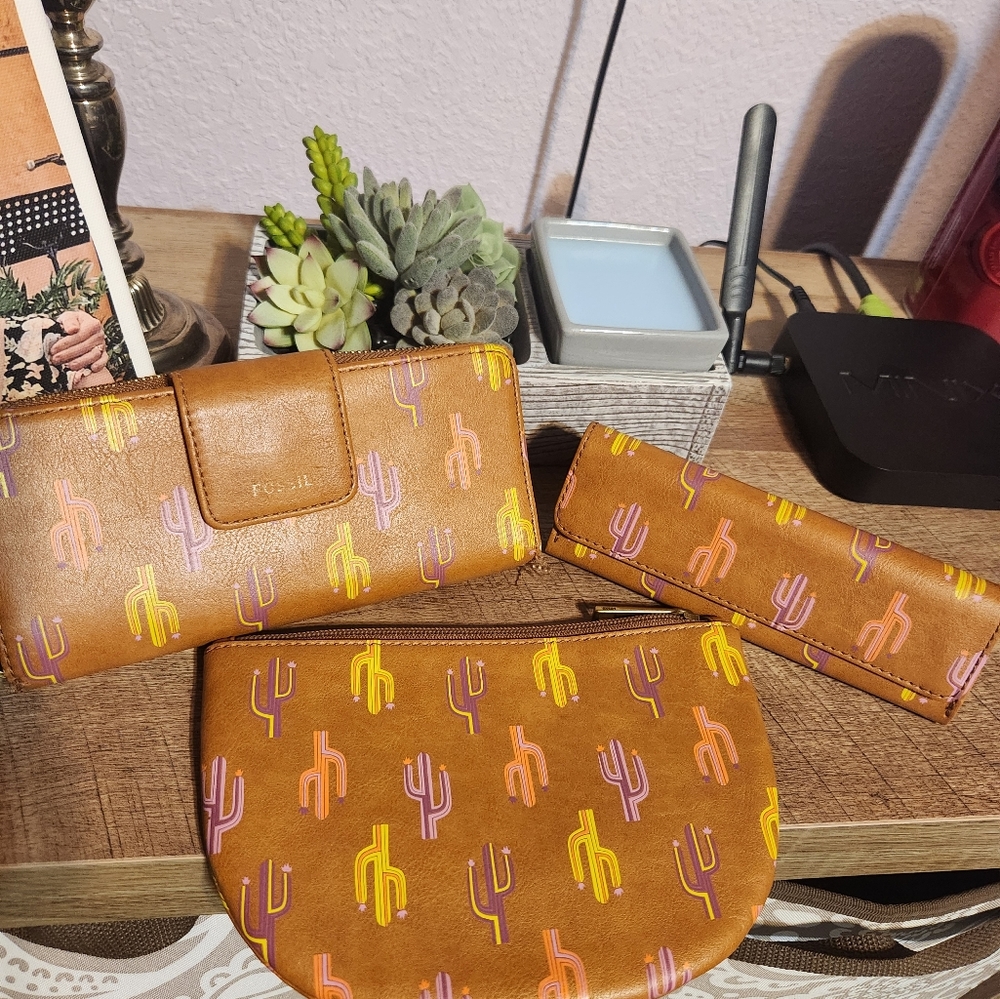 Fossil Wallet Set
